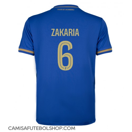 Camisa de time de futebol AS Monaco Denis Zakaria #6 Replicas 2º Equipamento 2025-26 Manga Curta